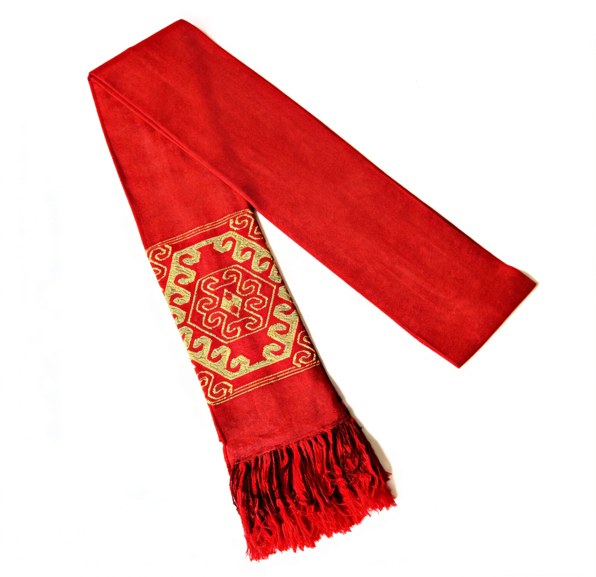 Light Luxury Double-sided Craft Brocade Scarf