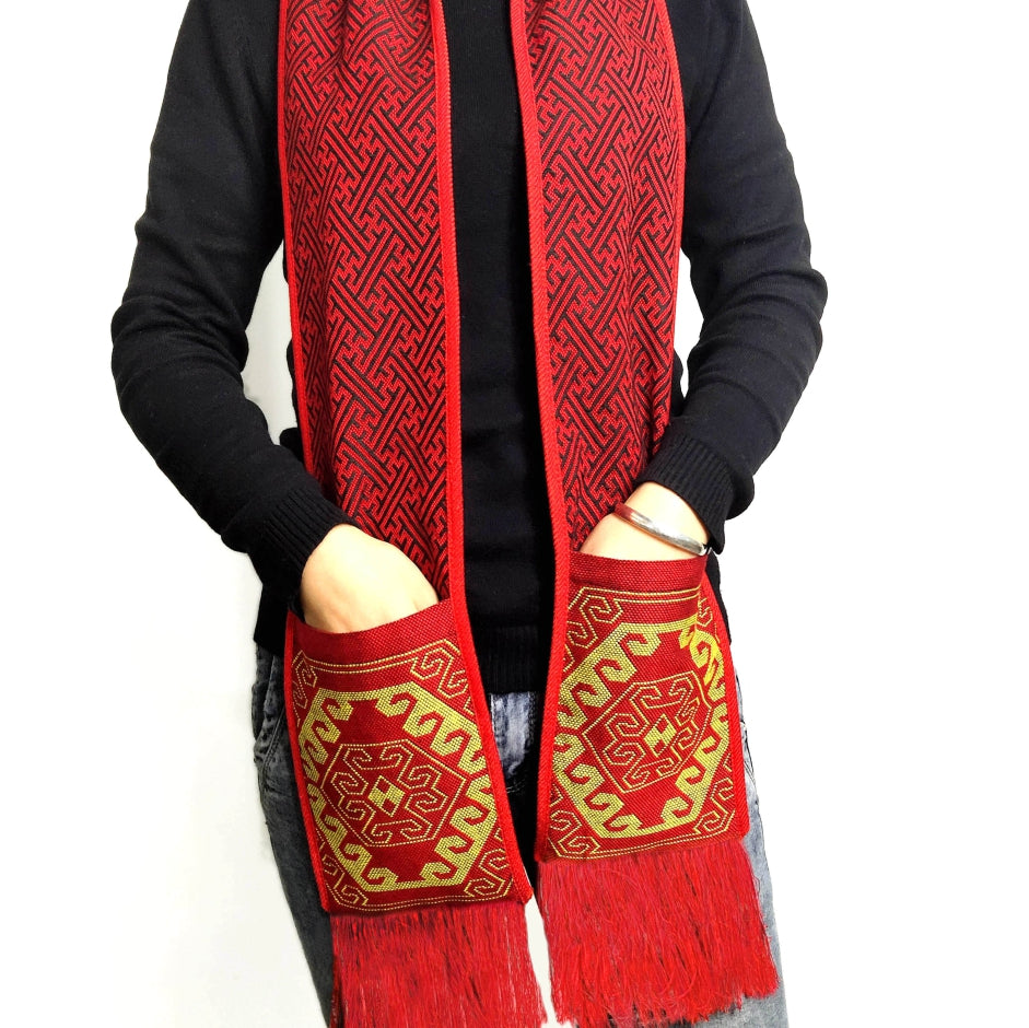 48 Gou Scarf With Pockets